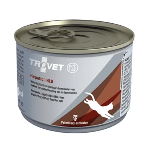 Trovet Hepatic HLD veterinārie konservi kaķiem aknām ar jēru 200 g